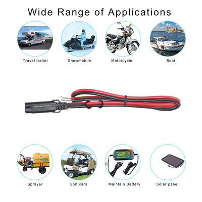 STP-2 18/16AWG SAE zu 12V ausgeschliffenem Solarkabel