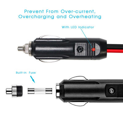 RoHS 24V 2468 18AWG mit 2-in-1-Zigaretteneinstellungskabel für Fahrzeuge