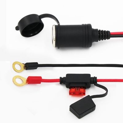Zigarettenauflöscher für Frauen mit O-Ring-Terminalkabel für Batterien 12V/24V