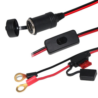 Zigarettenauflöscher für Frauen mit O-Ring-Terminalkabel für Batterien 12V/24V