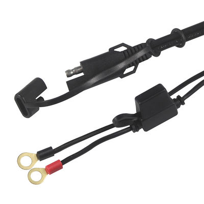 15A Sae Batterieladegerät mit O-Ring-Terminal-Auto-Verlängerungskabel 2ft