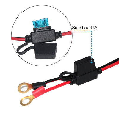 15A Sae Batterieladegerät mit O-Ring-Terminal-Auto-Verlängerungskabel 2ft