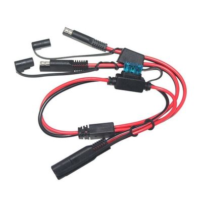12V 24V SAE 2Pin Solarstromkabel Schnellabschluss Stecker mit PVC-Jacket