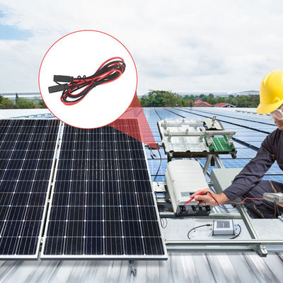 12V 24V SAE 2Pin Solarstromkabel Schnellabschluss Stecker mit PVC-Jacket