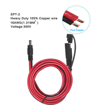 SAE zu DC 5521 Koaxialadapter Solarstromkabel 10 Fuß Schnellentladung Trennen