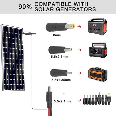 SAE zu DC 5521 Koaxialadapter Solarstromkabel 10 Fuß Schnellentladung Trennen