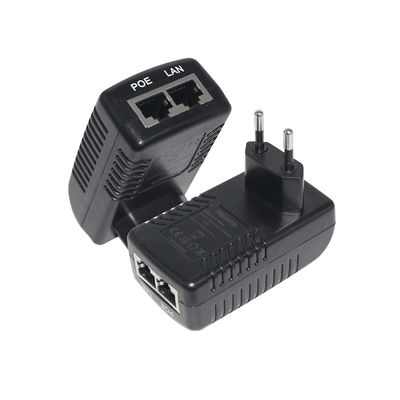 24V 1A 48V 0,5A POE-Injektor-Splitter mit UK-Stecker