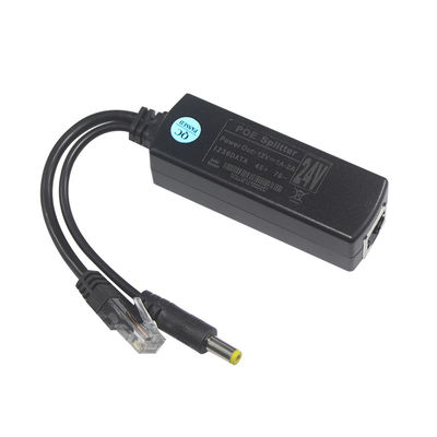 802.3Af 100Mbps 12V POE Injektor Splitter Industrieabzug Dc 5525Mm