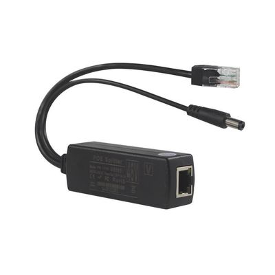 Wasserdichtes POE Injektor Splitter 100Mbps Sicherheit 12W Y Splitter Poe Adapter