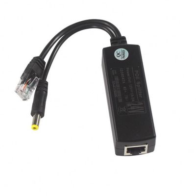 Wasserdichtes POE Injektor Splitter 100Mbps Sicherheit 12W Y Splitter Poe Adapter