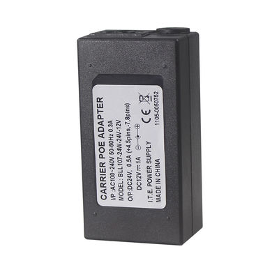 110V-240V 50-60Hz 24V 1A POE Injektor Adapter für Sicherheit CCTV IP Kamera
