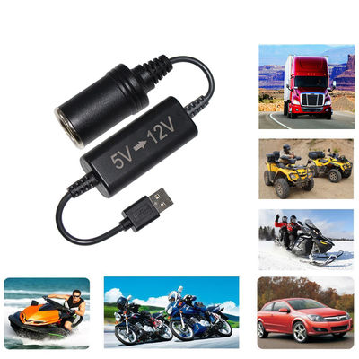 5V bis 12V USB-Zigaretteneinstellungskabel für Powerbank-WLAN-Router