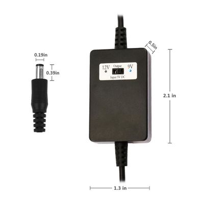 2A Ausgangsstrom 1,5m USB A Männlich zu DC5521 Umrichter 12V DC zu 5V/9V/12V Step Up Kabel