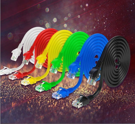 1m 2m 5m 4pairs 8pairs Cat5e Netzwerkkabel für Ethernet-Kommunikation I