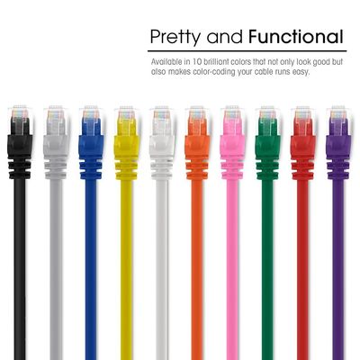 1m 2m 5m 4pairs 8pairs Cat5e Netzwerkkabel für Ethernet-Kommunikation I
