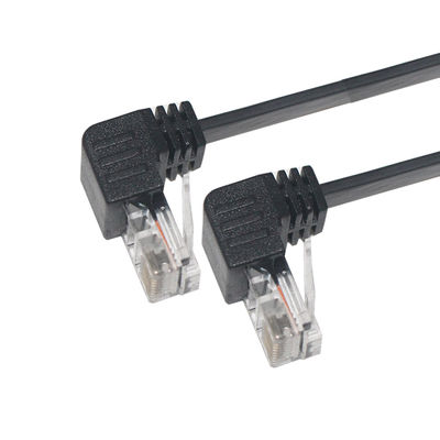 Kategorie 5e/Kat6/Kat7/Kat8 Hochgeschwindigkeits-LAN-Kabel RJ45 90 Grad Patch-Kabel 1-10m