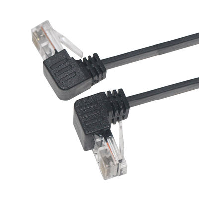 Kategorie 5e/Kat6/Kat7/Kat8 Hochgeschwindigkeits-LAN-Kabel RJ45 90 Grad Patch-Kabel 1-10m
