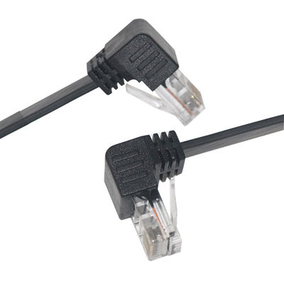 Kategorie 5e/Kat6/Kat7/Kat8 Hochgeschwindigkeits-LAN-Kabel RJ45 90 Grad Patch-Kabel 1-10m