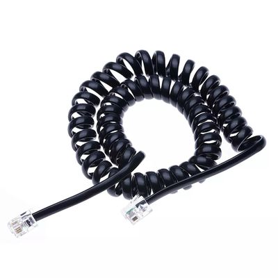 12FT Telefonmodem Kabel Spirale Telefonkabel 24AWG-28AWG