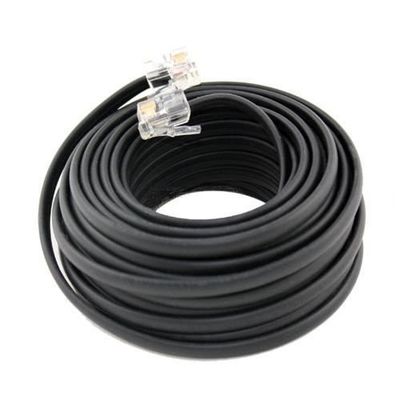 25 Fuß RJ11 4P4C 4P2C Telefonverlängerungskabel Langlebig