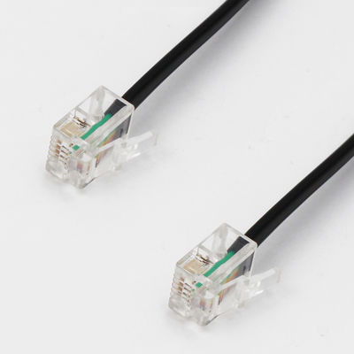 25 Fuß RJ11 4P4C 4P2C Telefonverlängerungskabel Langlebig