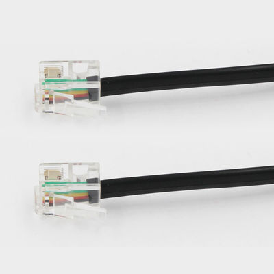 25 Fuß RJ11 4P4C 4P2C Telefonverlängerungskabel Langlebig