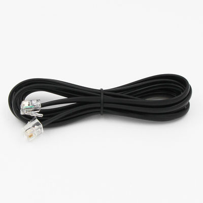 25 Fuß RJ11 4P4C 4P2C Telefonverlängerungskabel Langlebig