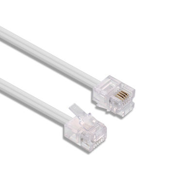 Standard 4P4C 4P2C 6P2C 6P4C Telefonverlängerungskabel 24AWG-28AWG