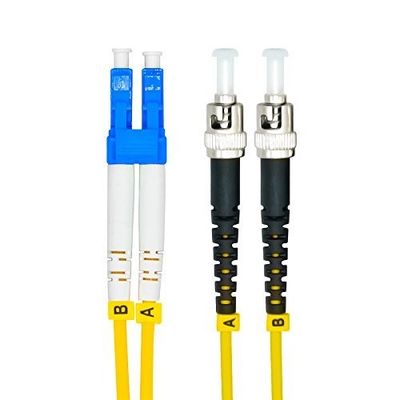 10 Fuß Glasfaser-Pflasterkabel mit Lc Fc St Os2 9-125Um 2Core SC Männlichem Adapter