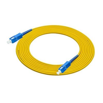 Einzelmodus-Simplex-Glasfaserkabel Fiber Jumper-Kabel 10 Fuß SC zu SC-Anschluss
