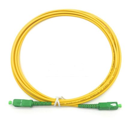Einzelmodus-Simplex-Glasfaserkabel Fiber Jumper-Kabel 10 Fuß SC zu SC-Anschluss