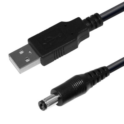 1m 2m 5m benutzerdefinierte Länge Gleichspannverlängerungskabel USB 2.0-Anschluss männlich USB A zu DC männlich