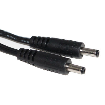 1m/2m/5m Männlich-Männlich-Gleichstrom-Verlängerungskabel mit PVC-Jackett und 3,5*1,35mm Durchmesser