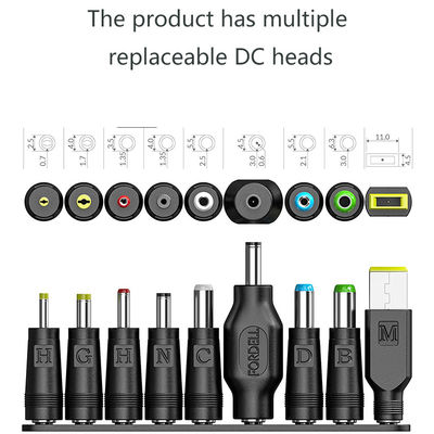 DC-Stromkabel Stecker auf Buchse mit Dimmschalter 5,5x2,1mm