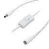 Individuelles 12V Gleichstromverlängerungskabel 5,5*2,5 mm Mann zu Frau mit Schalter 120cm