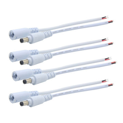 12V 24V Gleichspannungsverlängerungskabel 5,5x2,1mm 5,5x2,5mm weibliches Gleichspannungskabel für CCTV