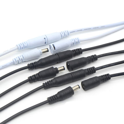 12V 24V Gleichspannungsverlängerungskabel 5,5x2,1mm 5,5x2,5mm weibliches Gleichspannungskabel für CCTV
