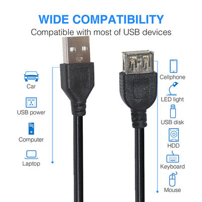 OEM-ODM-Handys USB-Datenkabel Erweiterung Männlich zu weiblich Schnellladung