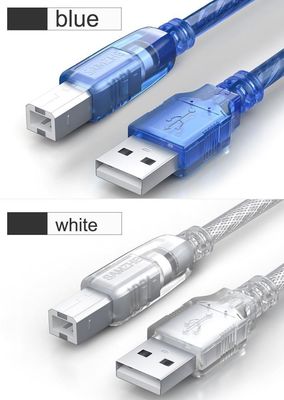 24AWG USB-Druckerkabel USB 2.0 Typ A Männlich bis B Männlich Erweiterungskabel für Drucker