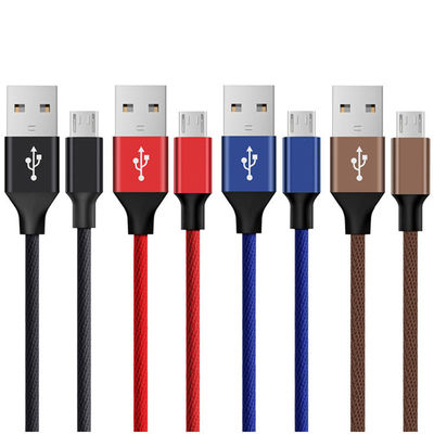 Hochgeschwindigkeitsdaten- und Ladekabel V8 Micro USB 1m 1,2m für schwarz/weißes Mobiltelefon