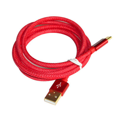 Hochgeschwindigkeitsdaten- und Ladekabel V8 Micro USB 1m 1,2m für schwarz/weißes Mobiltelefon