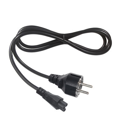 1.8M VDE CEE 77 EU bis C5 Kleeblatt-Stromkabel für PC und Laptop