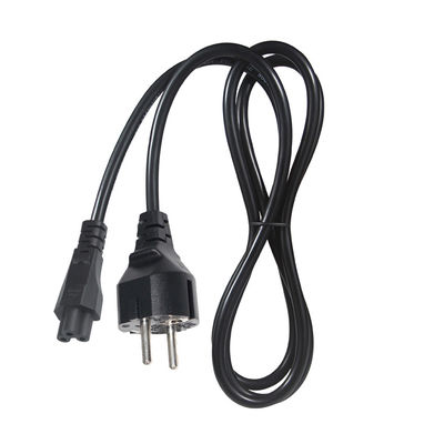 1.8M VDE CEE 77 EU bis C5 Kleeblatt-Stromkabel für PC und Laptop