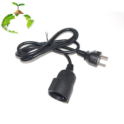 6ft schwarz cee/7 EU AC Stromkabel 3Pin Splitter Kabel 1 bis Doppelweibchen Y-Typ Split Lead