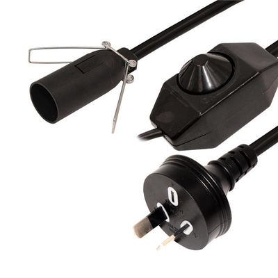 AU Stecker Salzlampe Netzkabel mit Dimmer Schalter 1.8m