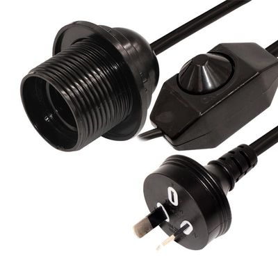 Edison-Lampensteckdose AC elektrische Verlängerung Draht Dimmer Glühbirne Set für Australien Salzlampe