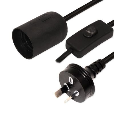 Edison-Lampensteckdose AC elektrische Verlängerung Draht Dimmer Glühbirne Set für Australien Salzlampe