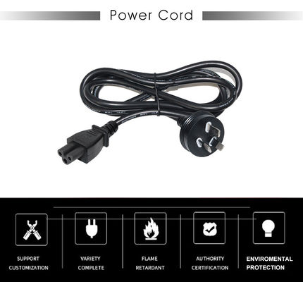 Home Appliance Pure Cooper 10A Verlängerungskabel Saa Australien Neuseeland Männlicher Stecker zum Iec C5