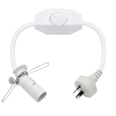 Kabel H03VVh2-F 2G*0.75mm2 Salzlampe Dimmerschalter und E14 Stromkabel mit Australien Stecker