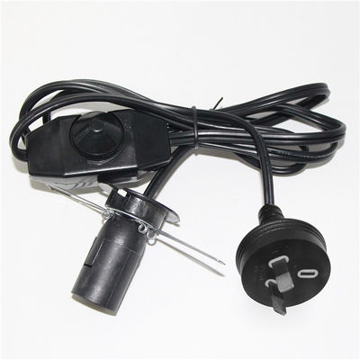 Kabel H03VVh2-F 2G*0.75mm2 Salzlampe Dimmerschalter und E14 Stromkabel mit Australien Stecker
